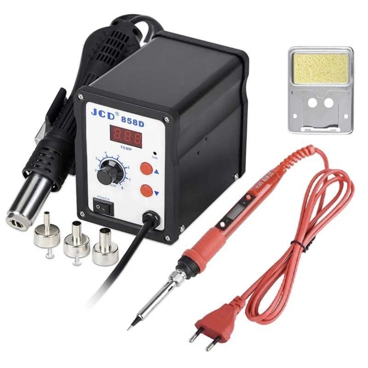 Hot Air Station 858 - JCD 858D Hot Air Gun 750W