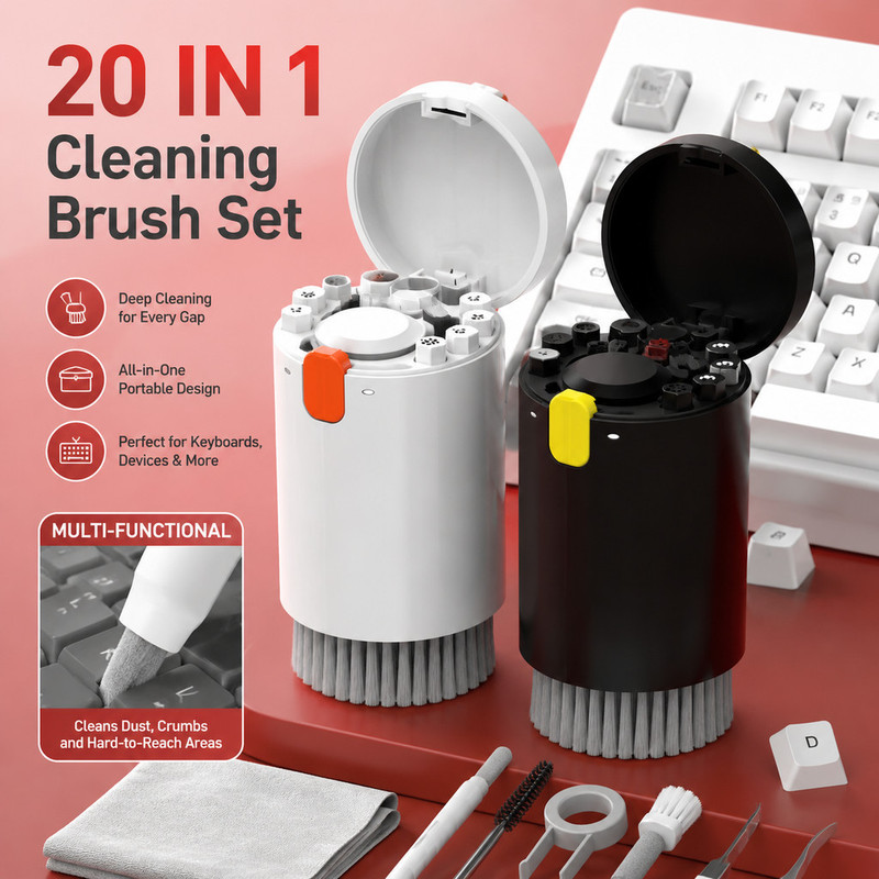 Electronics Repair Workshop - Ready Stock 20-In-1 Keyboard Cleaning Kit