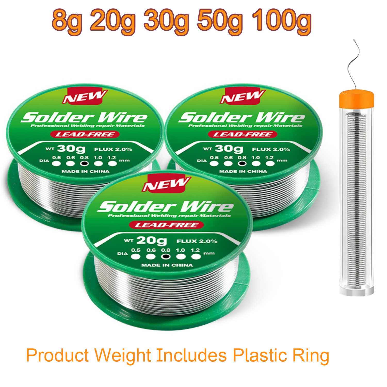 Electronics Repair Degree - 20/30/50/100g Lead-Free Solder Wire No-clean High