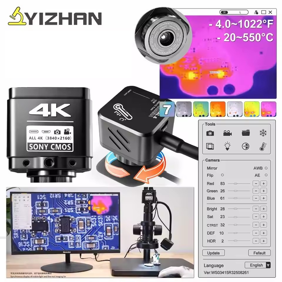 Electronics Repair Tools - YIZHAN Thermal Imager 256*192 Pixels 4k