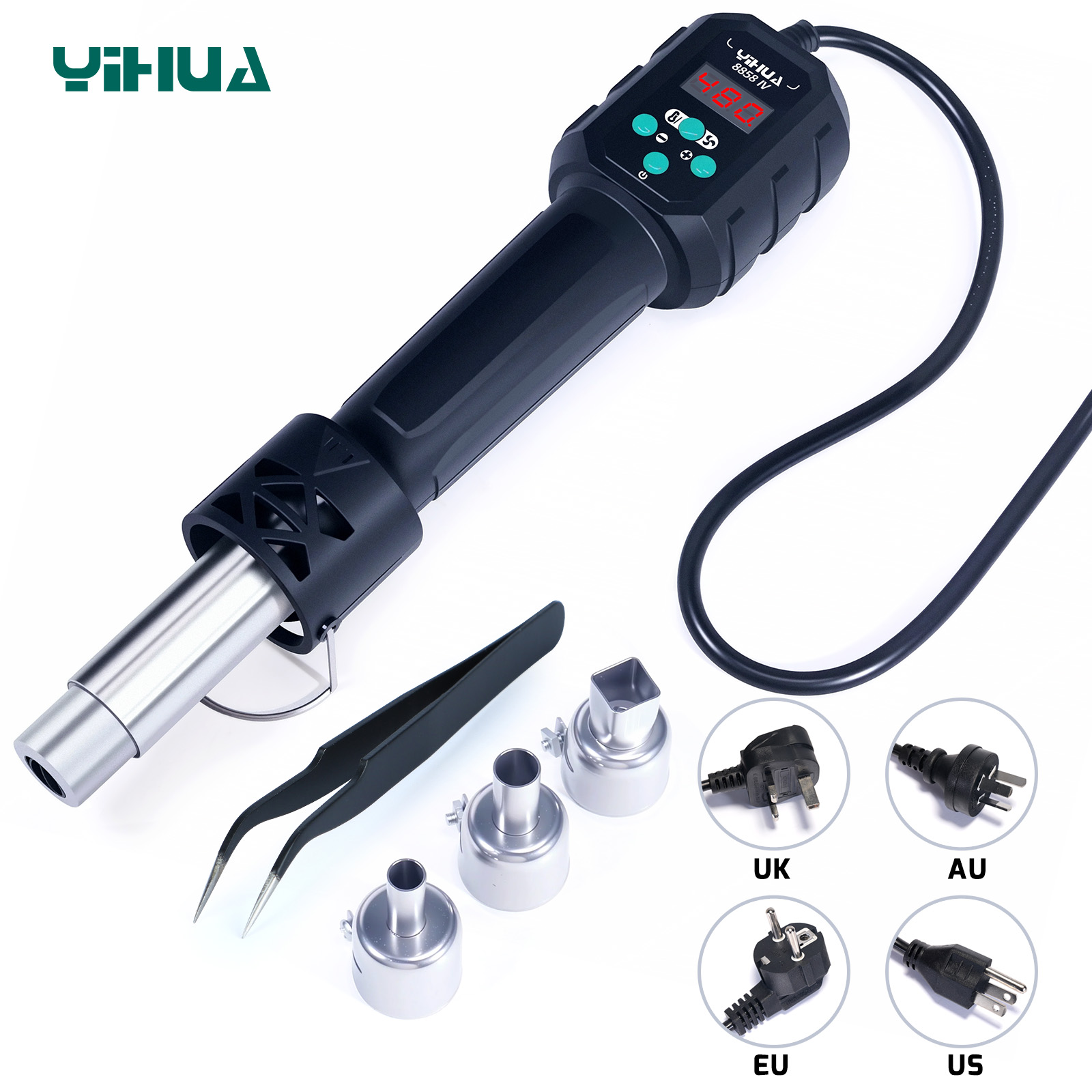 YIHUA Hot Air Gun Temperature  - Hot Air Station 858 评论和价格