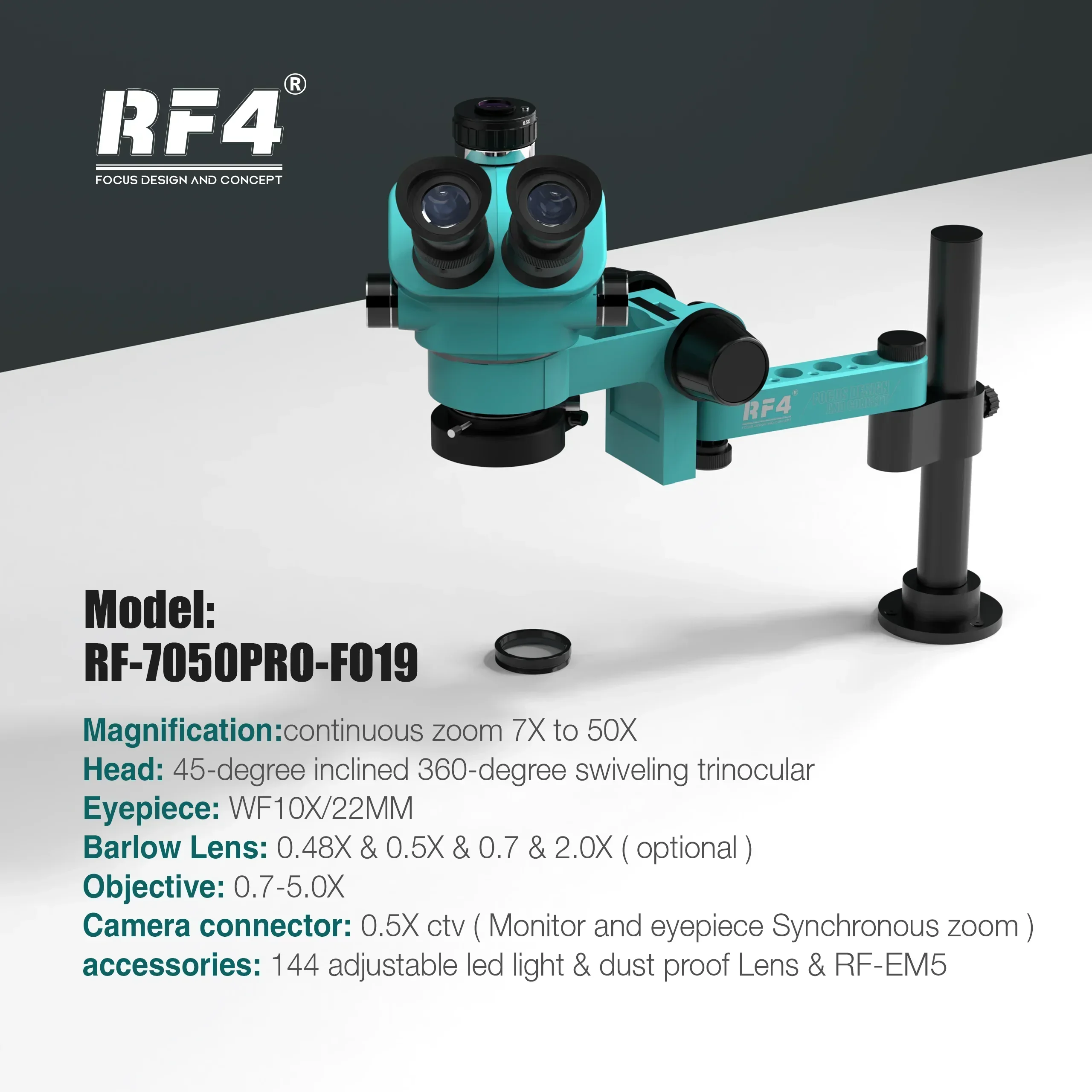2025/RF4 Microscope RF-7050pro - Electronics Repair Degree 评论和价格
