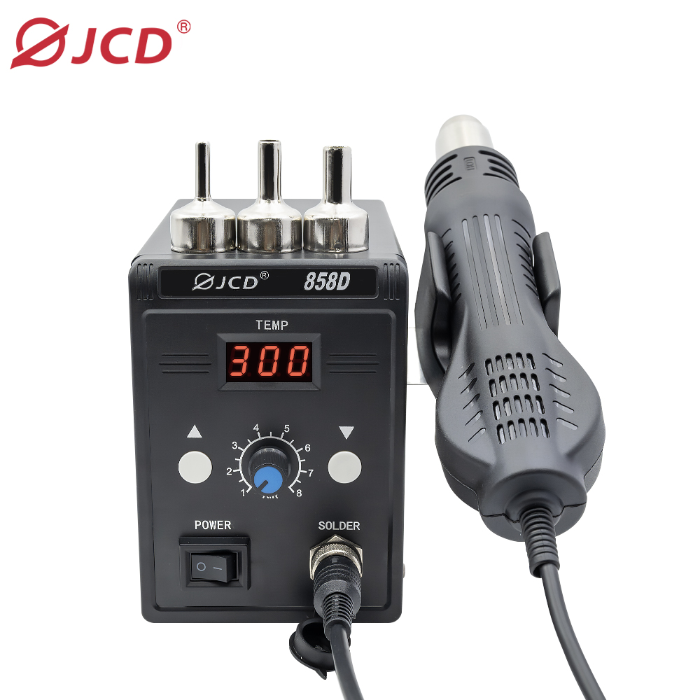 JCD Hot Air Gun 858D 700W BGA  - Hot Air Station 858 评论和价格
