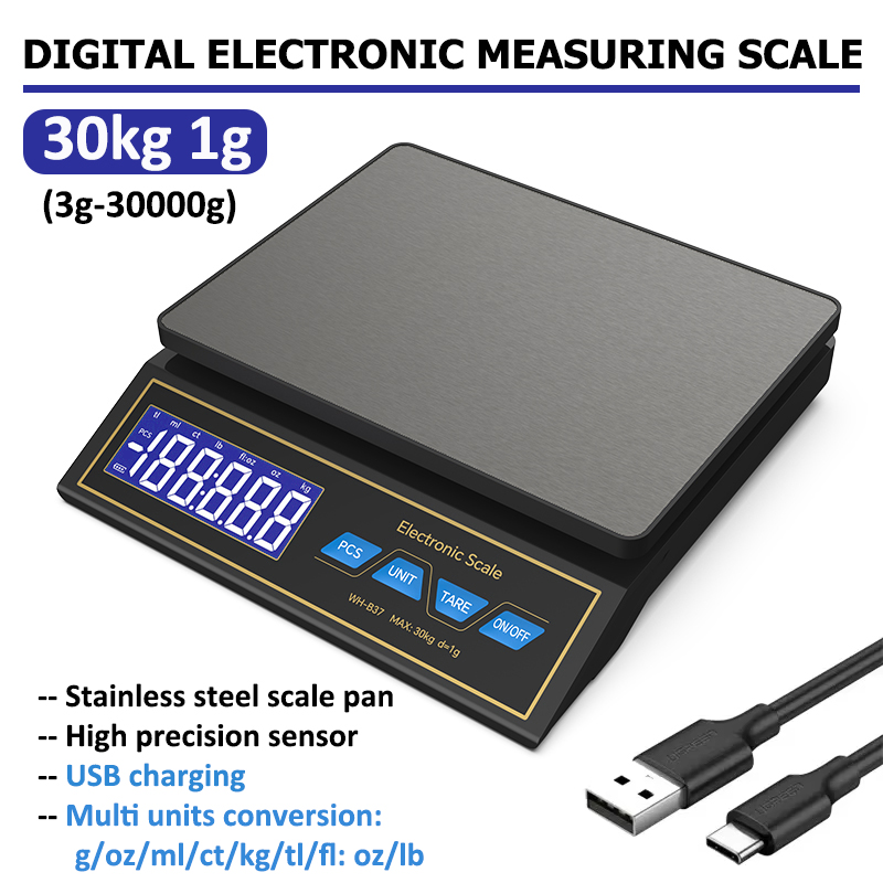 LCD Digital Kitchen Scale 30kg - Electronics Repair Workshop 评论和价格