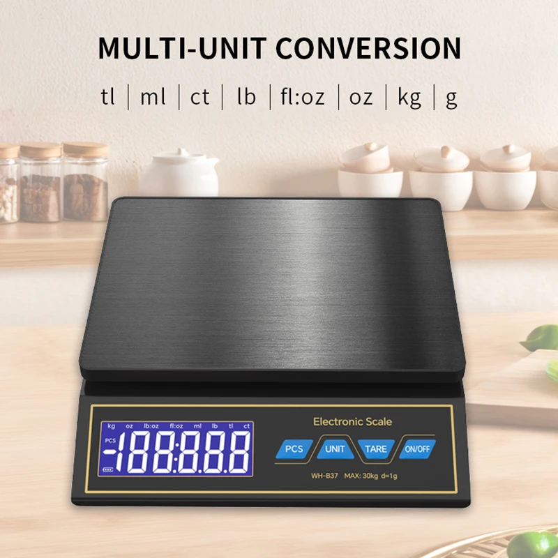 LCD Digital Kitchen Scale 30kg - Electronics Repair Workshop 评论和价格